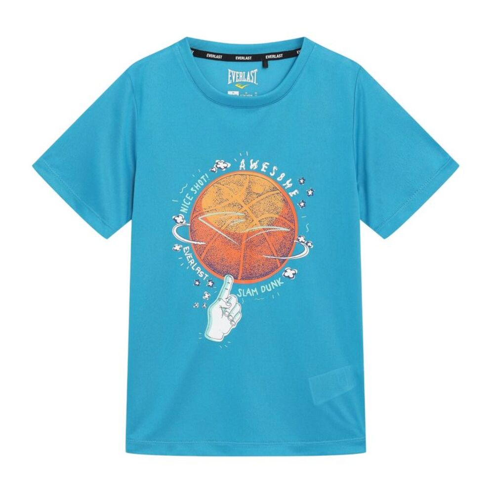 Everlast Childrens/Kids Basketball Cotton Regular T-Shirt / Blue